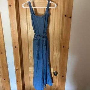 Madewell denim jumper.